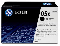 Cartuchos de impresin negros de paquete doble HP LaserJet CE505X (CE505XD)